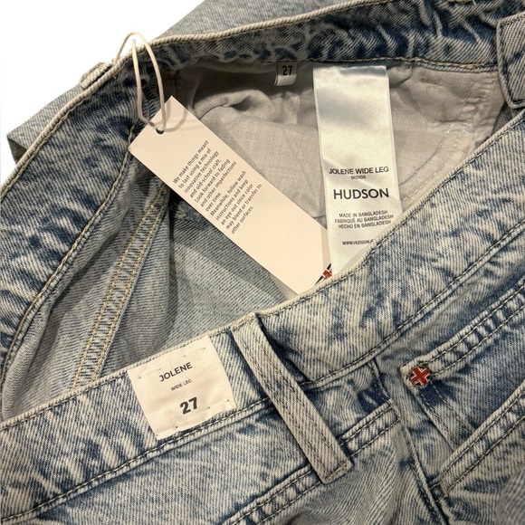 NWT HUDSON JEANS Jolene High Waist Wide Leg Jeans Brenda Size 27 - Picture 11 of 11